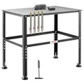 Produktbild: VEVOR Schweißtisch 914,4x609,4x784,8mm, Montagetisch mit Einer Tragkraft von 362kg, Werkbank mit 16mm Befestigungslöchern & rutschfesten Fußpolstern für Schweißmontage- & Reparaturarbeiten