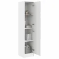 Produktbild: vidaXL Highboard Weiß 35 x 39 x 168 cm, Moderner, rechteckiger Hochschrank, viel Stauraum, Elegantes Möbel, minimalistische Regale für Dein Wohnzimmer