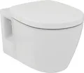Produktbild: Ideal Standard Connect WC-Set, Wandtiefspül-WC mit Absenkautomatik, Rundes Design, Alpin Weiß