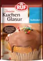Produktbild: RUF Kuchen-Glasur Vollmilch-Schokolade, 100g im Beutel, mikrowellengeeignet, zum Glasieren & Dekorieren von Plätzchen, Muffins & Kuchen, glutenfrei
