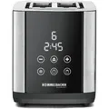 Produktbild: Rommelsbacher TO850 Toaster edelstahl/schwarz 2 Scheiben 800W 9 Temperaturstufen