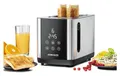 Produktbild: Rommelsbacher TO850 Toaster 850 W 2 Scheibe(n) 9 Stufen  Schwarz, Edelstahl