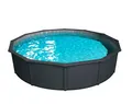 Produktbild: Steinbach Stahlwandpool Set Nuovo de Luxe II Ø 360 x 120 cm, anthrazit/grau