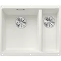 Produktbild: Blanco Subline 340/160-u Spüle 523552 55,5x46cm, PuraDur weiß, links, für Unterbau