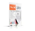 Produktbild: Peach Rückwände Deckblätter A4, 250 g/m² - 25 Stück - hochglänzend - weiß - PB100-16