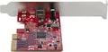 Produktbild: StarTech.com 1-Port USB-C PCIe Adapter - USB-C SuperSpeed 20 Gbit/s PCI Express 3.0 x4 Host Controller Karte - Win/Linux/macOS (PEXUSB321C) - USB-Adapter - PCIe 3.0 x4 Low-Profile - USB-C 3.2 Gen 2x2 x 1