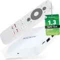 Produktbild: Zehnder KP-1, KICKPI IPTV Box, 4K UHD, Android 11, Streaming, Netflix, Prime Video, YouTube, Google Play, Dolby, WiFi WLAN 2.4G/5G, Bluetooth FB, 3... - Weiß