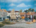 Produktbild: Faller Modelleisenbahn-Gebäude Faller H0 130466 Abbruchhaus mit Bagger, Spur H0