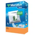 Produktbild: Menalux 2000, 5 Staubbeutel, 1 Mikrofilter (Synthetik Staubbeutel, hohe Saugleistung & Filtration, Hygieneverschluss, Anti-Geruch, neutralisiert Gerüche, reißfest, weiß)