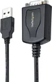 Produktbild: StarTech.com 1m USB auf RS232 Adapter mit COM Speicherung - DB9 Stecker RS232 auf USB Konverter - USB zu Seriell Adapter für PLC/Drucker/Scanner - Prolific Chipset - Windows/Mac (1P3FPC-USB-SERIAL)