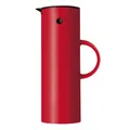 Produktbild: Stelton EM77 Isolierkanne Thermokanne Kaffee Tee Kanne Kunststoff Rot 1L 920