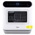 Produktbild: Midea MDWTT0602MW-WE Tischgeschirrspüler 6 Gedecke freistehend Weiß WLAN 47 dB