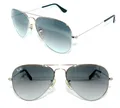 Produktbild: Ray Ban SONNENBRILLE SILBER GRAU BLAU 3025 003/32 58 AVIATOR PILOT BRILLE 3026