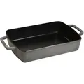 Produktbild: Staub Specialities Ofenform 30 x 20 cm, rechteckig, Graphit-Grau, Gusseisen