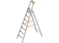 Produktbild: Layher Stufen-Stehleiter, einseitig begehbar, 7 Stufen inkl. Plattform