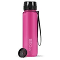 Produktbild: 720°DGREE Trinkflasche 1l “uberBottle“ crystalClear +Sieb - BPA-Frei - Wasserflasche für Sport, Gym, Fitness, Fahrrad, Outdoor, Uni - Sportflasche aus Tritan - Leicht, Stoßfest, Wiederverwendbar