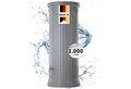 Produktbild: GARANTIA Regentonne Säulentank 1000 Liter steingrau