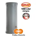 Produktbild: Graf Säulentank 1000 Liter steingrau, inkl. Lieferung, Regenwasser, Garten, NEU
