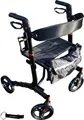 Produktbild: RIDDER® Rollator Walker Gehwagen bis 125kg, Sitzbreite: 46cm + HEADNMORE® Schlüsselanhänger im HEADNMORE® Bundle