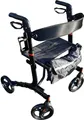Produktbild: Ridder Rollator Walker Gehwagen bis 125kg, Sitzbreite: 46cm, Für Personen mit einem Körpergewicht von bis zu 125 kg