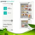 Produktbild: GorenjeEinbau Kühl Gefrierkombi 208L FrostLess LED 37dB Schlepptür 144er Nische