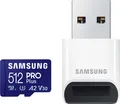 Produktbild: Samsung microSD-Speicherkarte und Lesegerät, PRO Plus, 512 GB
