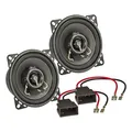 Produktbild: tomzz Audio 4008-002 TA10.0-Pro Lautsprecher Einbau-Set kompatibel mit Citroen C1 Peugeot 107 Toyota Aygo Armaturenbrett 100mm Koaxial System