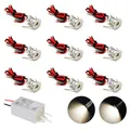 Produktbild: Haixin Kleine LED-Scheinwerfer 9PCS 12V 1W vertieftes Deckenlicht für Küche T...