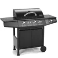 Produktbild: TAINO BASIC 4+1 Gasgrill BBQ GRILLWAGEN Edelstahl Brenner Seitenkocher TÜV Grill