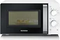 Produktbild: SEVERIN Arbeitsplatte Solo-Mikrowelle 17 l 700 W Drehregler Schwarz Weiß 30 Min Timer 6 Leistungsstufen 24,5 cm Durchmesser Drehteller (MW 7885)