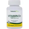 Produktbild: Natures Plus Vitamin D3 - 1000 IU - 180 Softgels