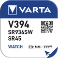 Produktbild: VARTA SILVER Coin V394/SR45 Napfblister 1 Uhrenbatterien, SILVER Coin