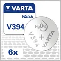 Produktbild: 6x Varta V394 / SR936SW Watch Uhrenbatterien V 394 SR45 Batterien Knopfzellen