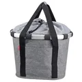Produktbild: Klickfix City Tasche Bike Basket Korb Twist Silver 35x28x26cm Fahrrad
