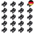Produktbild: Fippy 150 Stück Kabelbinderhalter Schwarz Kabelhalter Schraubbar