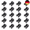 Produktbild: Fippy 150 Stück Kabelbinderhalter Schwarz Kabelhalter Schraubbar