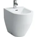 Produktbild: Pro - Stand-Bidet, 530x360 mm, Zulauf von hinten, 1 Hahnloch, weiß H8329520003021 - Laufen