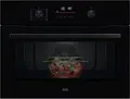 Produktbild: AEG Kompaktbackofen NKO5N40K / 944005143 | Einbau-Backofen mit Mikrowelle | 41 l Volumen | Heißluft | Grill | Schwarz