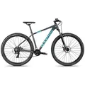 Produktbild: Axess Mountainbike Axess SANDEE, 14 Gang Shimano RD-TX800-7 Schaltwerk, Kettenschaltung, Herrenfahrrad MTB-Hardtail 29 Zoll schwarz/grau schwarz 48.3 cm