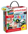Produktbild: Lisciani – MONTESSORI Touch My Baby – Lernspiel für Kinder im Alter von 1 bis 4 Jahren – Sinnesentwicklung, Autonomie, Logik, Kreativität – Tiere – 12 Teile