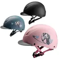 Produktbild: PFIFF 103119 Reithelm ProtectionX, Kinderhelm, Größenverstellbarer Helm für Kinder, mit Belüftunssystem, Schwarz, Größe 52-56cm (S)