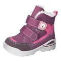 Produktbild: RICOSTA Mädchen Winterstiefel BENNO, Kinder Lauflernschuhe, Weite: Weit, lose Einlage, Sympatex, Blinklicht, wasserdicht, Stiefel, Merlot (380), 25 EU