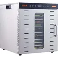 Produktbild: VEVOR Dörrautomat Dehydrator 10 Tabletts Dörrapparat Edelstahl 1kW Dehydrator