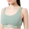 Produktbild: adidas Damen Scoop Bralette-Sport Active Comfort Cotton Unterwäsche, 707 Olive Green, XL