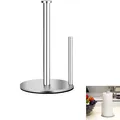 Produktbild: Küchenrollenhalter Edelstahl, Küchenpapierhalter, stehend, rostfrei, für groß...