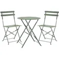 Produktbild: Svita Bistro-Set, Türkis, Metall, 2-Sitzer, rund, Balkonmöbel, Balkonmöbel-Sets