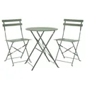 Produktbild: SVITA BERLIN Bistro-Set Balkonmöbel Stuhl Tisch Gartenmöbel Metall Mint