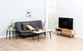 Produktbild: ACTONA GROUP Schlafsofa VANBY Couch, Gästebett, Liegesofa mit Microfaserbezug, Schlaffunktion, Bettsofa, Grau, Stoff, Stahl, Click & Clack-Funktion, Breite: 196 cm