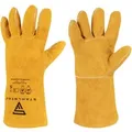 Produktbild: STAHLWERK Schweißer Handschuhe aus hitzebeständigem und robustem Echtleder