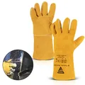 Produktbild: STAHLWERK Schweißer Handschuhe Lederhandschuhe MIG MAG CUT Plasma hitzebeständig